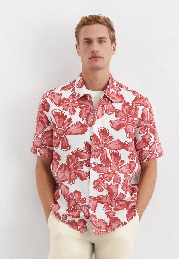 REGULAR  - Shirt - multi tall poppy