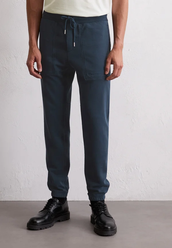 REGULAR  - Tracksuit bottoms - dark navy