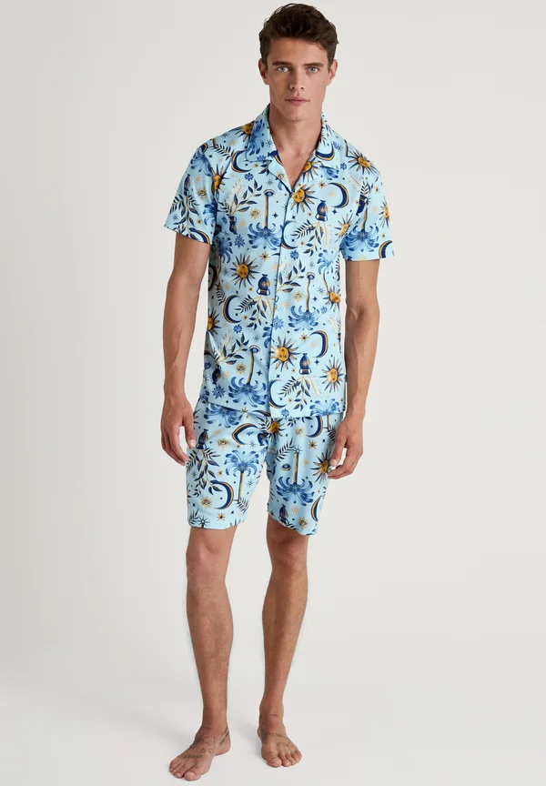 RELAX MAGIC DURCHGEKNÖPFT SET - Pyjamas - blue