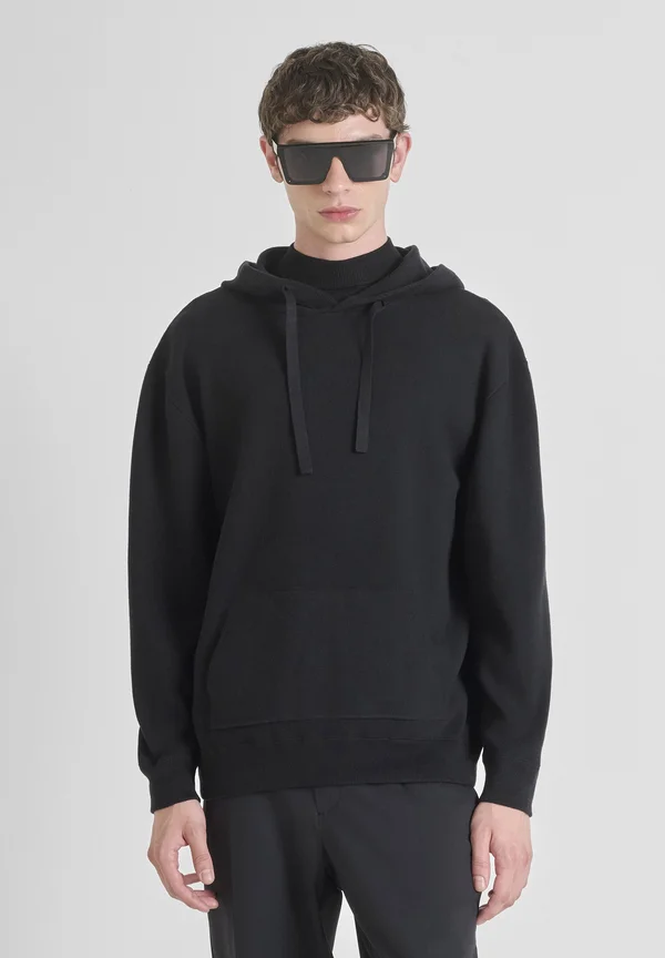 RELAXED  FIT - Hoodie - black