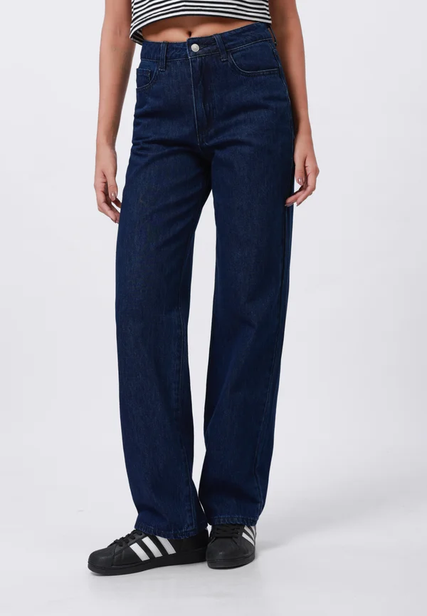 Relaxed fit jeans - rinsed denim