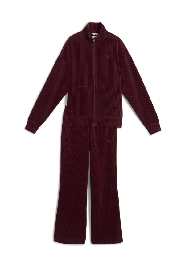 RELAXED SUIT SET - Tracksuit - ruby shimmer