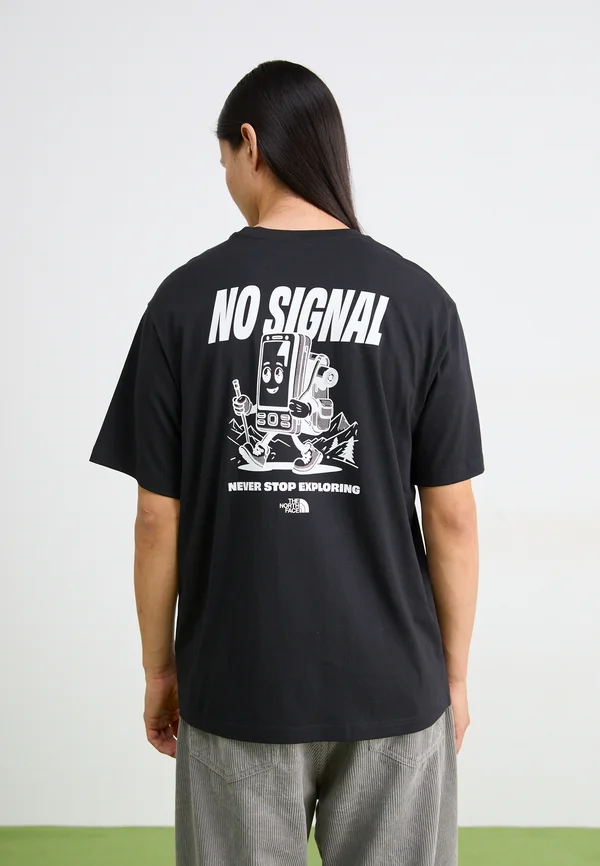 RELAXED TEE FUN - Print T-shirt - black