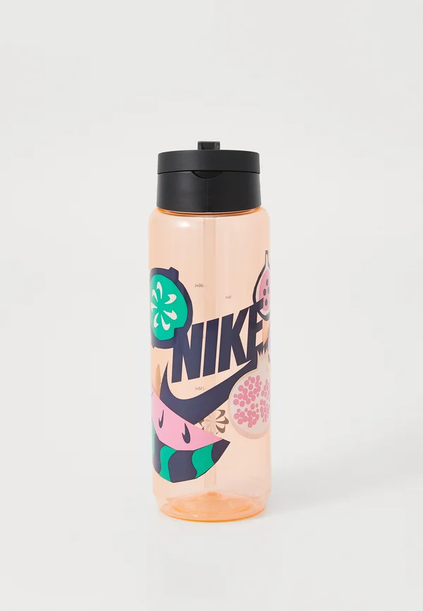 RENEW RECHARGE STRAW BOTTLE GRAPHIC 709 ML UNISEX - Drink bottle - washed coral/black