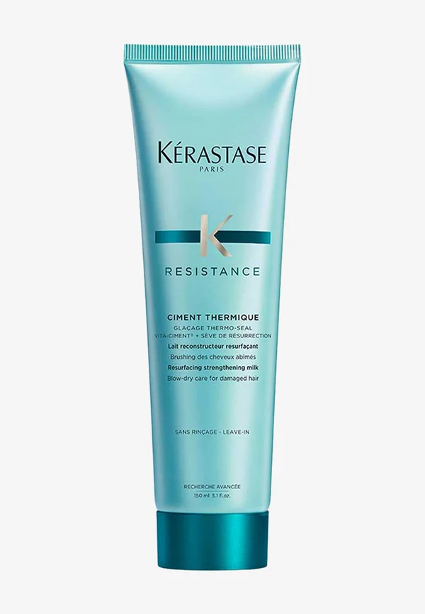 RESISTANCE CIMENT THERMIQUE HEAT PROTECTING LEAVE-IN CREAM FOR DAMAGED HAIR - Hair treatment