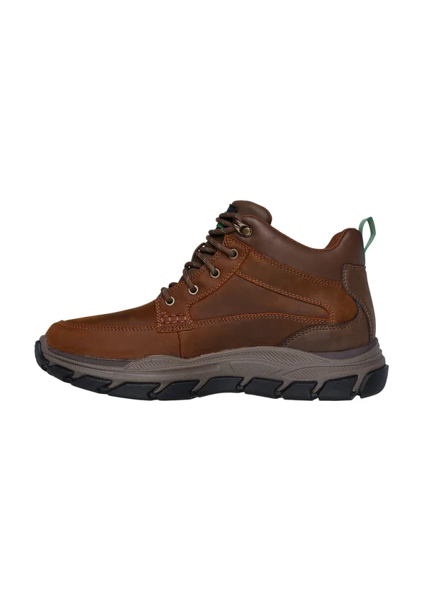 RESPECTED - Lace-up ankle boots - dark brown leather trim