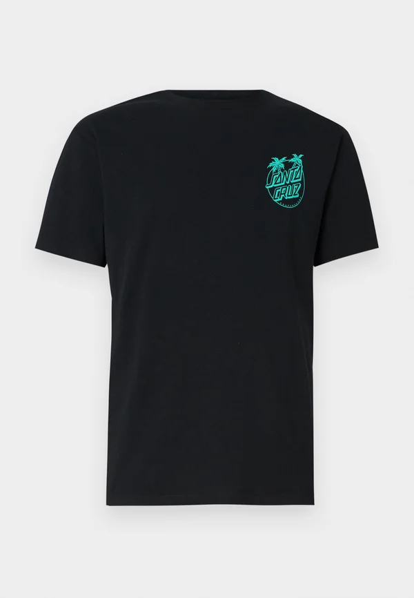 RETREAT DOT UNISEX - Print T-shirt - black