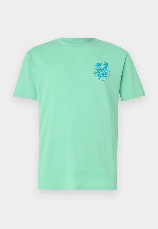 RETREAT DOT UNISEX - Print T-shirt - jade