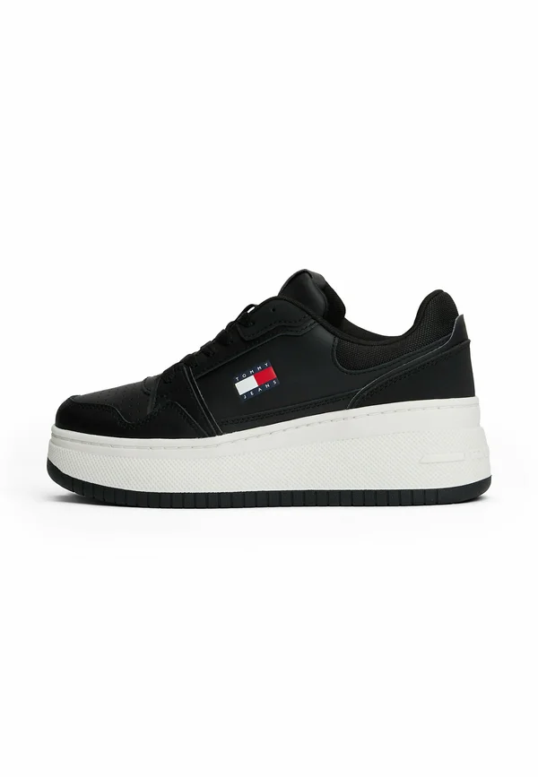 RETRO BASKET FLATFORM - Trainers - black
