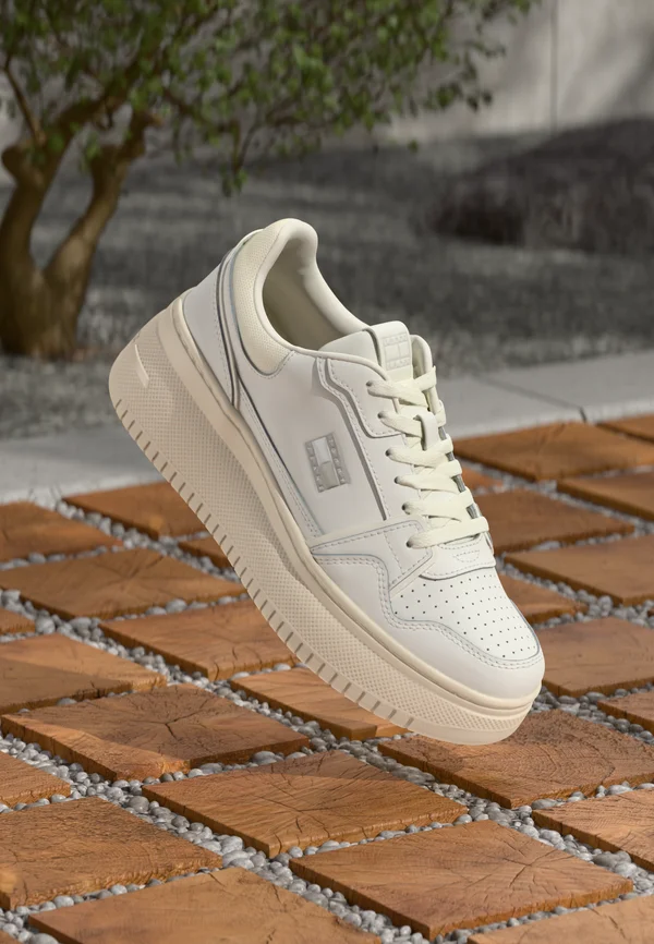 RETRO BASKET FLATFORM - Trainers - ecru/ivory