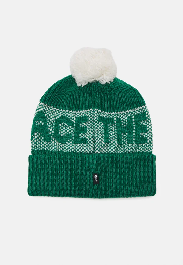 RETRO CABIN BEANIE - Beanie - evergreen/white dune