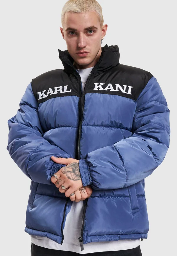 RETRO ESSENTIAL PUFFER - Winter jacket - dark blue