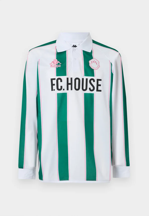 RETRO HOUSE AUTHENTIC TILDEN JERSEY UNISEX - Long sleeved top - white/green/pink