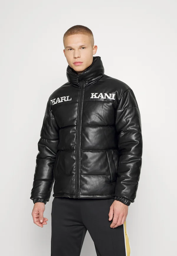 RETRO PUFFER JACKET - Winter jacket - dark grey
