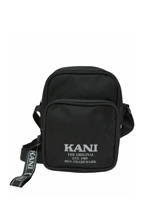 RETRO REFLECTIVE POUCH - Cross body bag - black