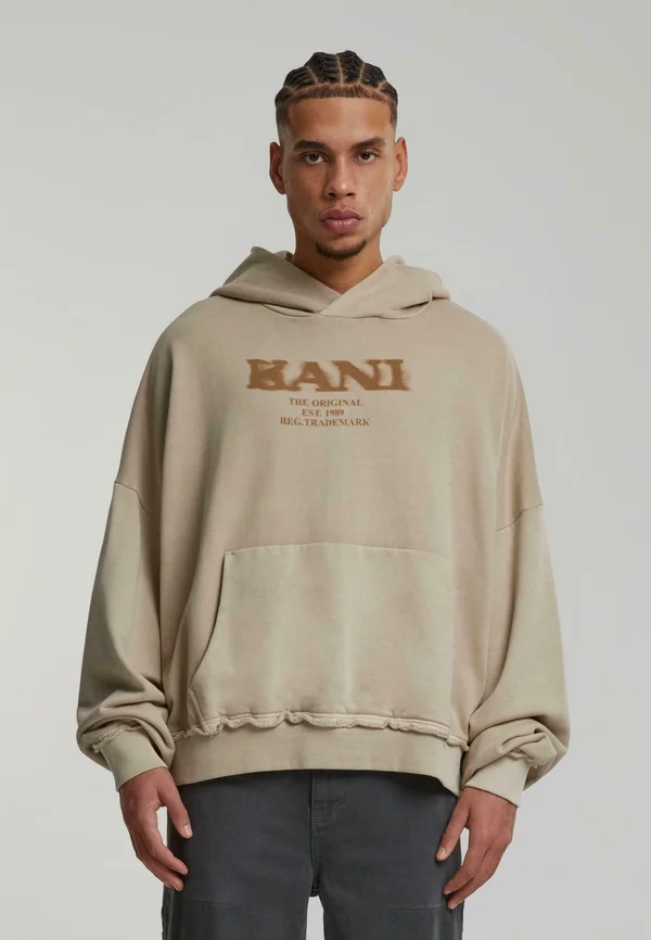RETRO SPRAYED OS  - Hoodie - darksand