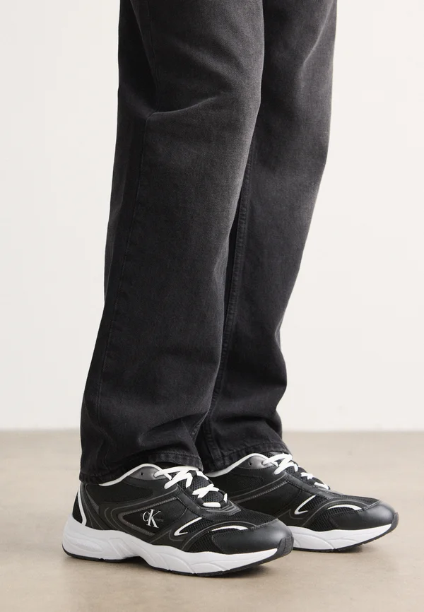 RETRO TENNIS - Trainers - black/bright white