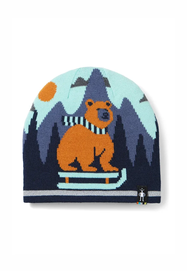 REVERSIBLE - Beanie - pacific blue