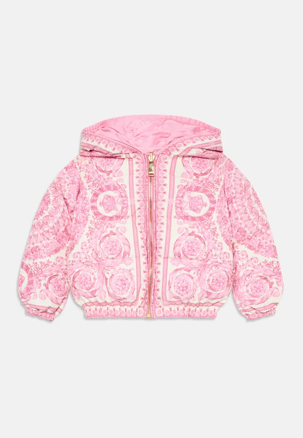 REVERSIBLE JACKET BAROCCO KIDS UNISEX - Down jacket - eggshell/pastel pink