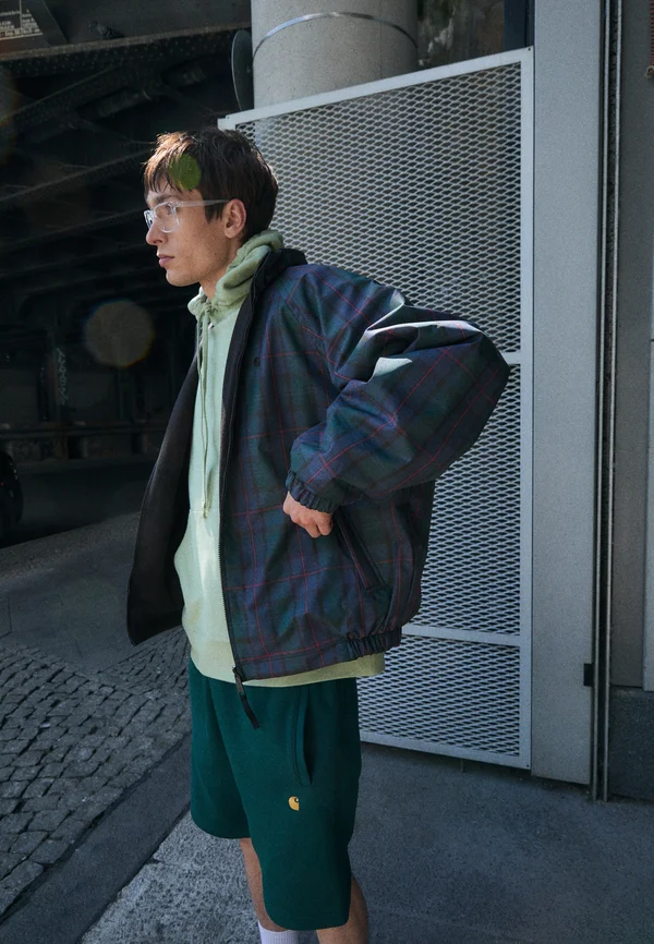 REVERSIBLE PLANER JACKET - Light jacket - force blue/black