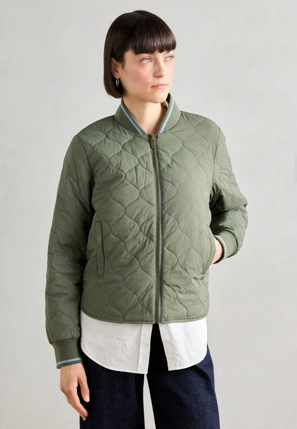 REVERSIBLE QUILTED - Bomber Jacket - thyme