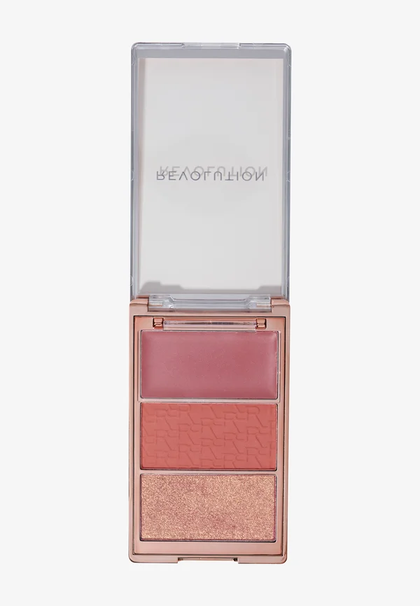REVOLUTION BLUSH ICON PALETTE AURA POINTS ROSE - Blusher - rose