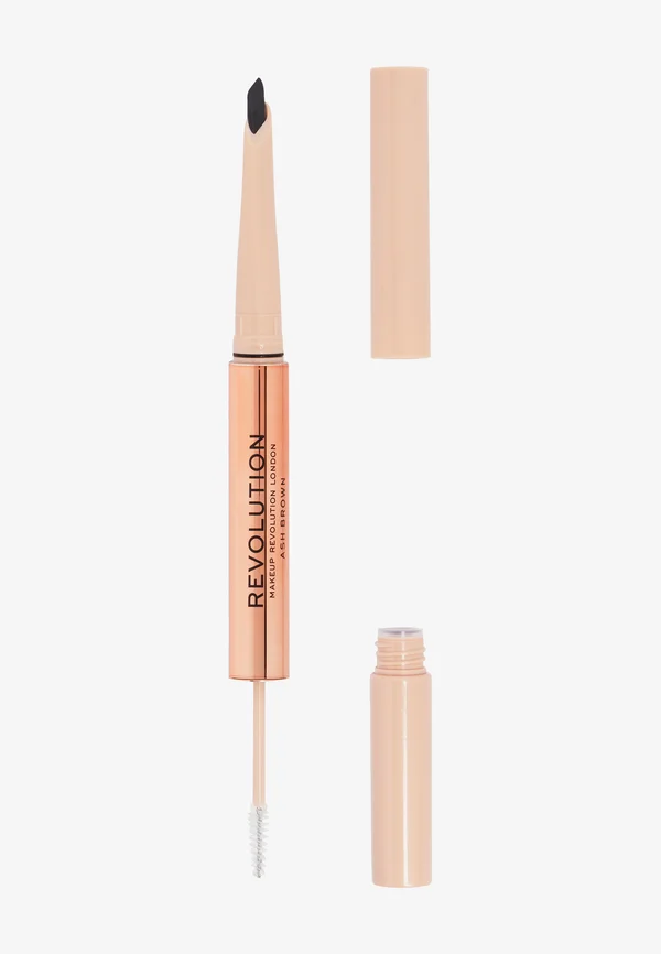 REVOLUTION FLUFFY BROW FILTER DUO - Eyebrow gel - ash brown