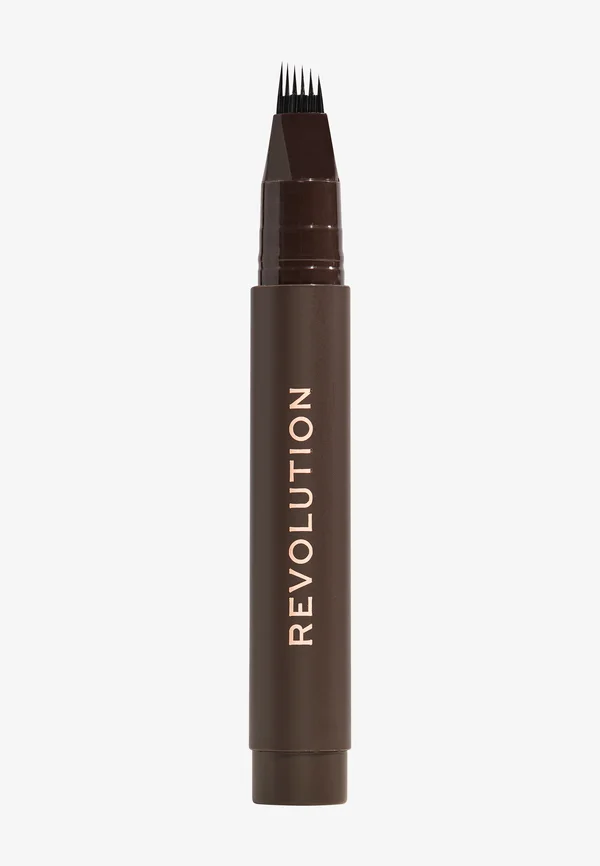 REVOLUTION INSTANT BROW HAIR PEN - Eyebrow pencil - dark brown