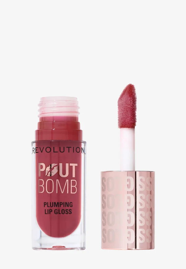 REVOLUTION POUT BOMB PLUMPING GLOSS - Lip gloss - wild mauve pink