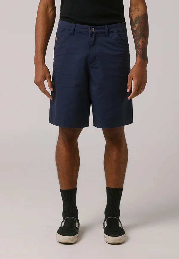 REYNOLDS WALK - Shorts - worn navy