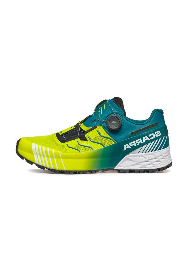 RIBELLE RUN KALIBRA HT - Trail running shoes - lime green deep lagoon