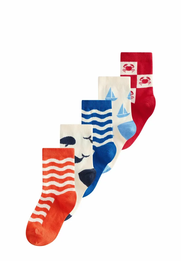 RICH 5 PACK - Socks - navy red ecru nautical