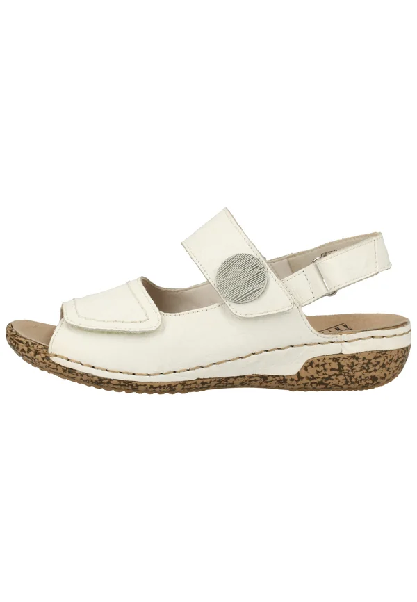 RIEKER SANDALEN - Walking sandals - weiss 80