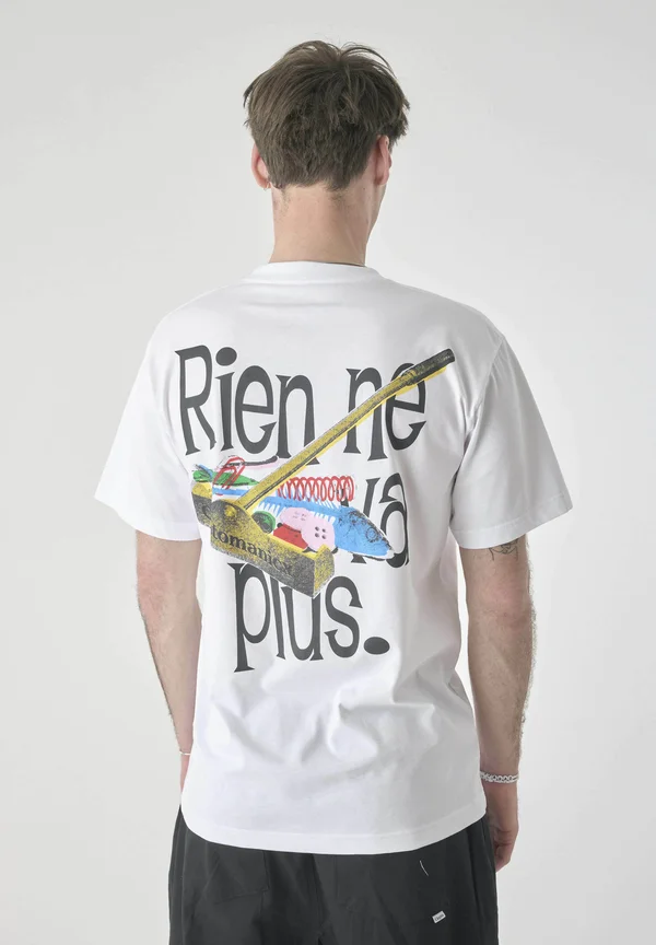 RIEN NE VA PLUS - Print T-shirt - white