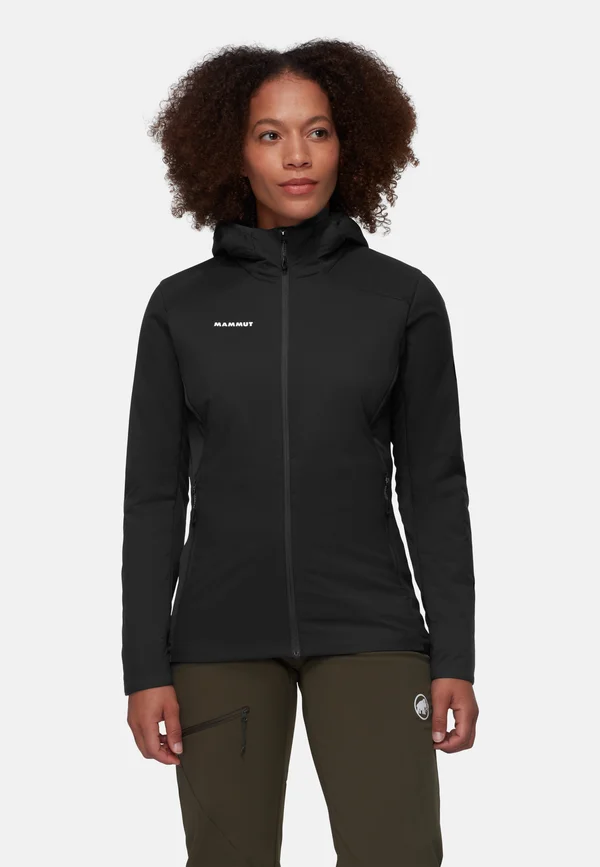 RIME IN FLEX HOODED - Fleece jacket - black