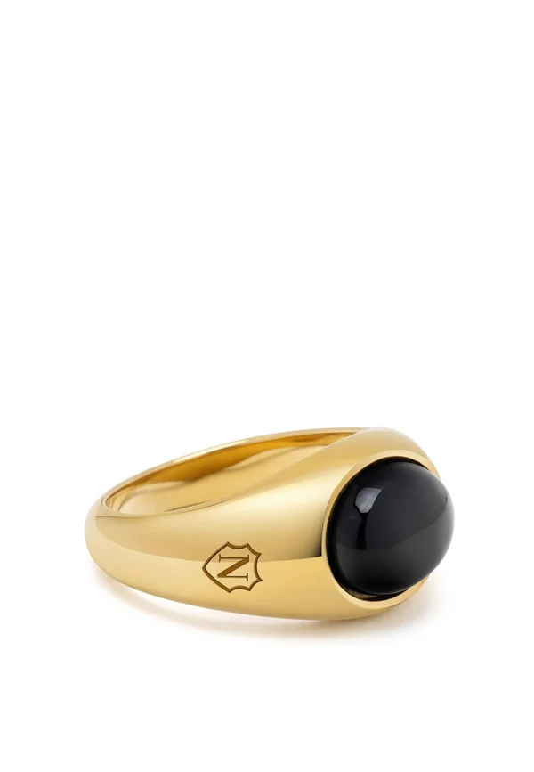 Ring - gold-coloured black