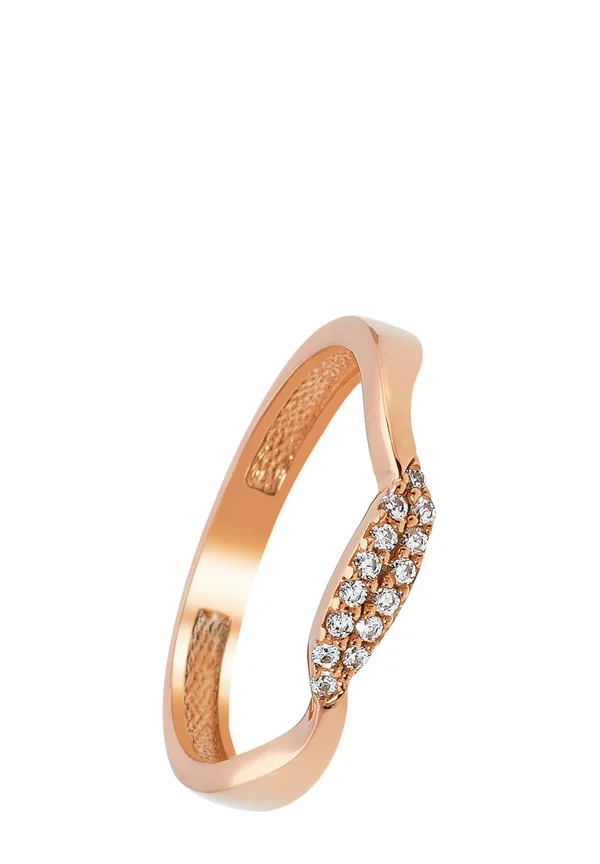 Ring - weiß/rosegold-coloured