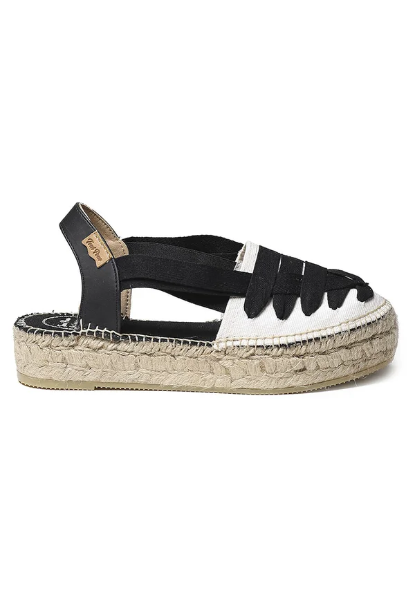RIO-CU - Espadrilles - black/white