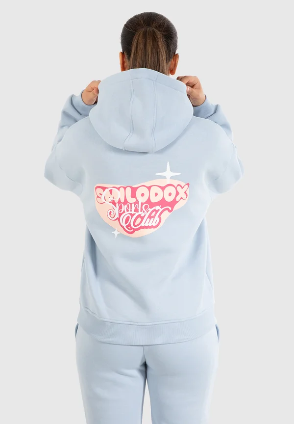 RIVA PRINT HOODIE - Hoodie - hellblau