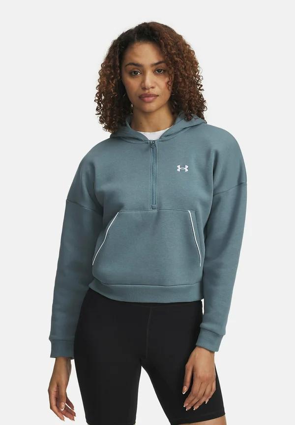 RIVAL FLEECE PIPED - Hoodie - jasper blue