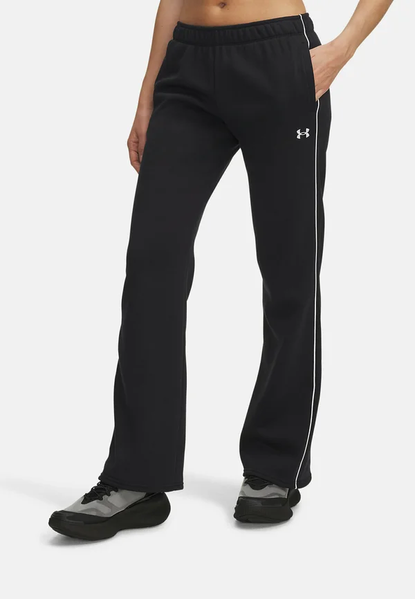 RIVAL FLEECE PIPED - Tracksuit bottoms - black