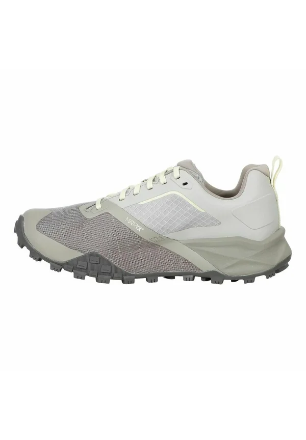 Road running shoes - high rise grey white aspa