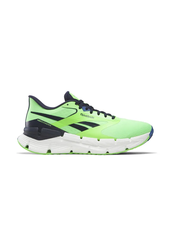 Road running shoes - solar lime vector navy twilight blue