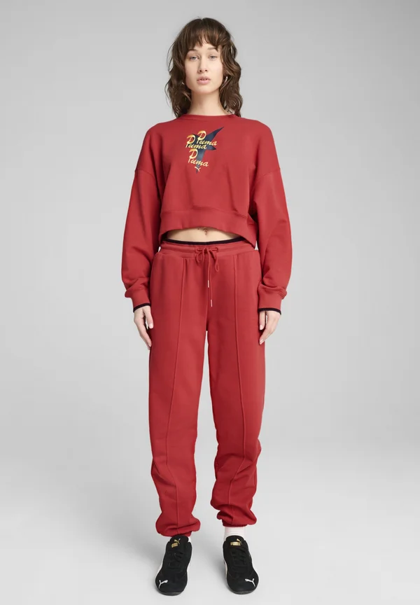 ROAD TO UNITY -CREWNECK MIT GRAFIK - Sweatshirt - red fire