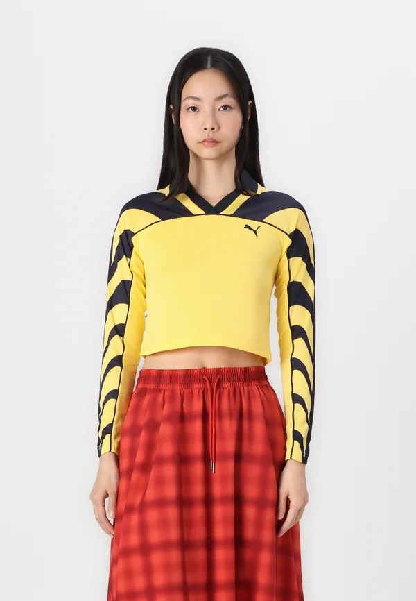 ROAD TO UNITY FOOTBALL BABY TEE - Long sleeved top - sunny yellow