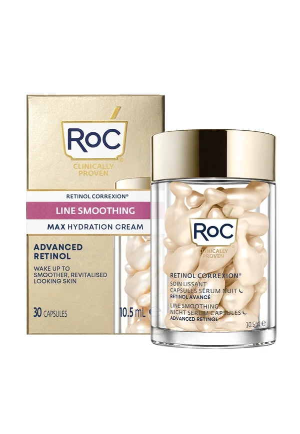 ROC RETINOL CORREXION LINE SMOOTHING NIGHT SERUM CAPSULES - Serum - white