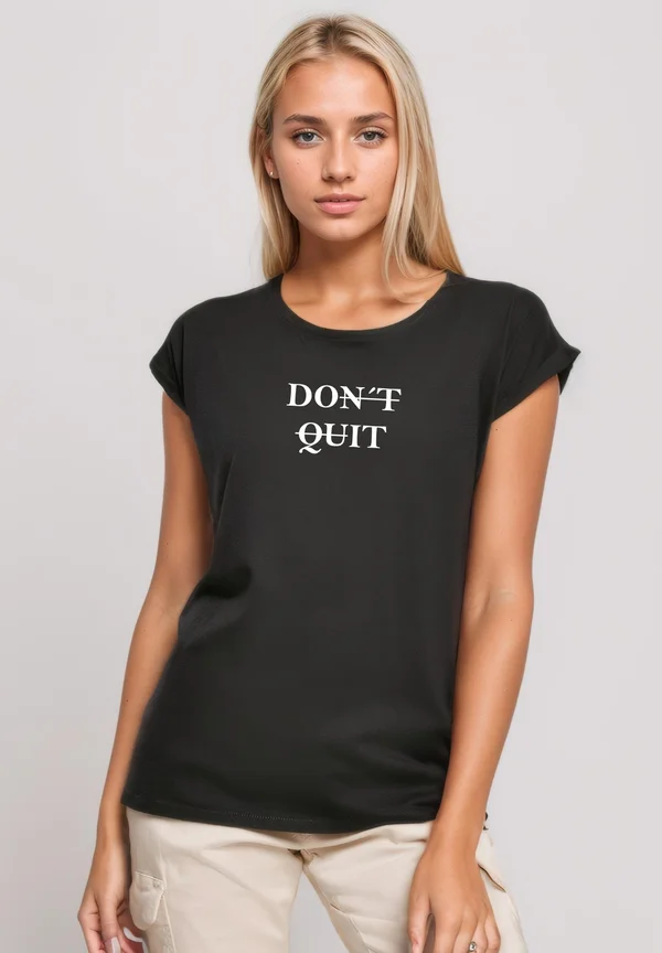 ROLL  KLON - Print T-shirt - black