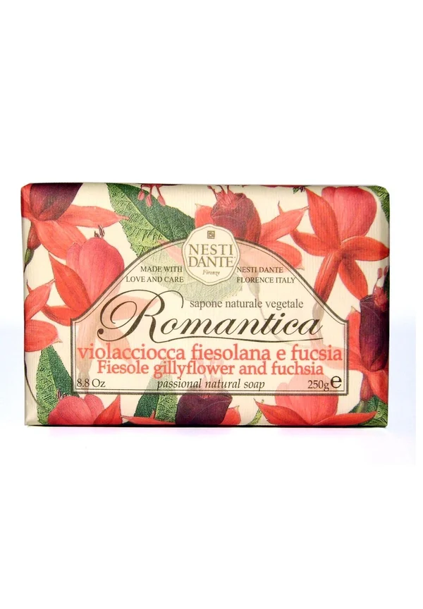 ROMANTICA NAT. SEIFE LEVKOJE   FUCHSIA - Soap bar - weiß
