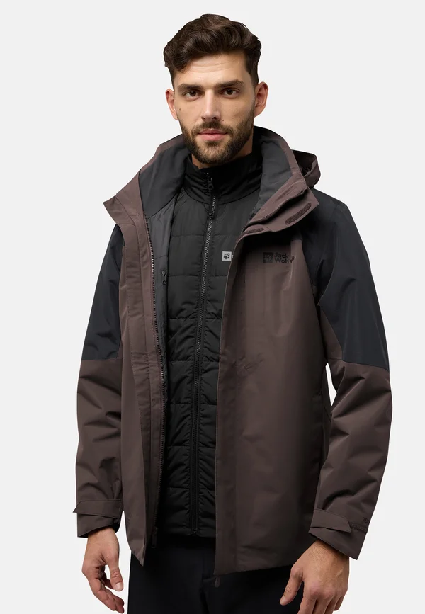 ROMBERG 3IN1 - Outdoor jacket - peat