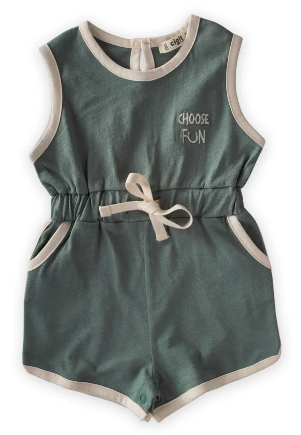 ROMPER - Jumpsuit - metallic green
